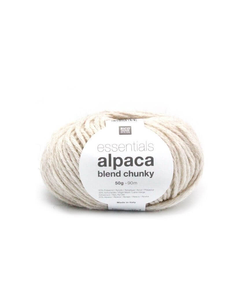 Laine à tricoter Essentials ALPACA Blend Chunky - RICO Design Laine à tricoter Essentials ALPACA Blend Chunky - RICO Design