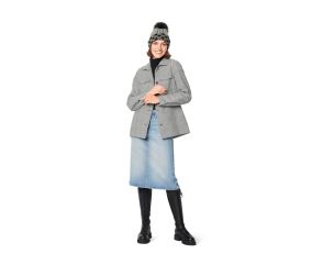 Patron Burda 6069- Manteau, veste – poches plaquées – surchemise du 34 au 44