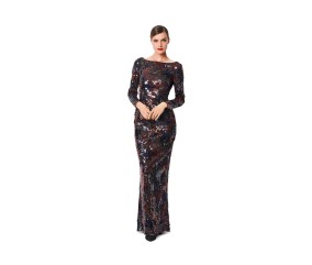 Patron Burda 6068- Robe, robe de soirée – silhouette ajustée – avec décolleté dos du 34 au 44