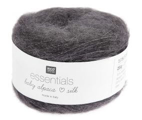 Fil exceptionnel à tricoter Essentials Baby Alpaca Loves Silk - 25GR - Rico Design