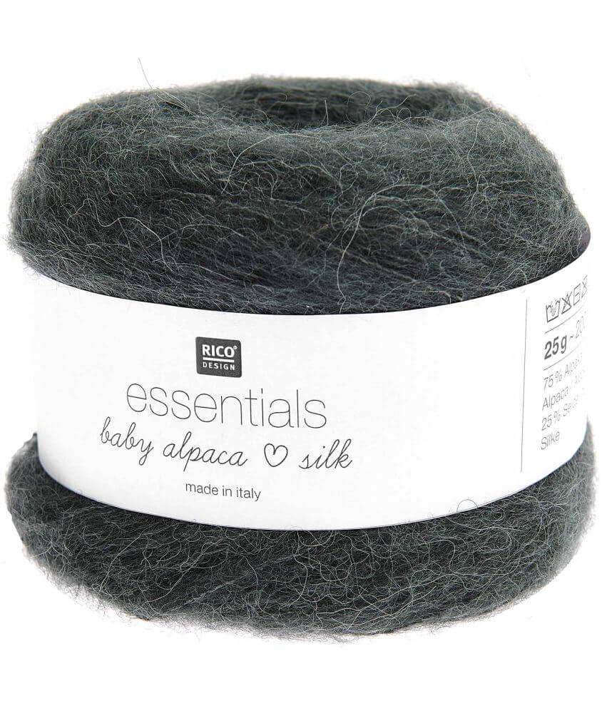 Fil exceptionnel à tricoter Essentials Baby Alpaca Loves Silk - 25GR - Rico Design