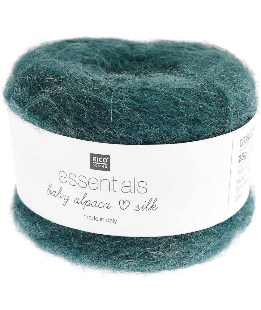 Fil exceptionnel à tricoter Essentials Baby Alpaca Loves Silk - 25GR - Rico Design