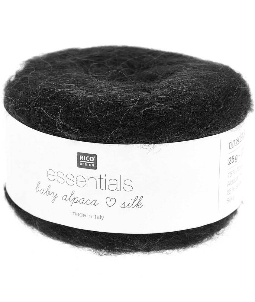 Fil exceptionnel à tricoter Essentials Baby Alpaca Loves Silk - 25GR - Rico Design