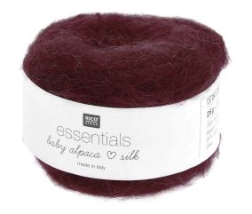 Fil exceptionnel à tricoter Essentials Baby Alpaca Loves Silk - 25GR - Rico Design