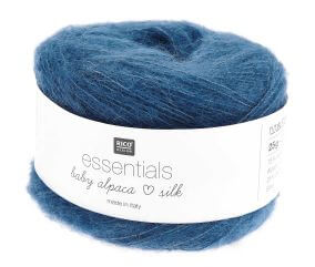 Fil exceptionnel à tricoter Essentials Baby Alpaca Loves Silk - 25GR - Rico Design