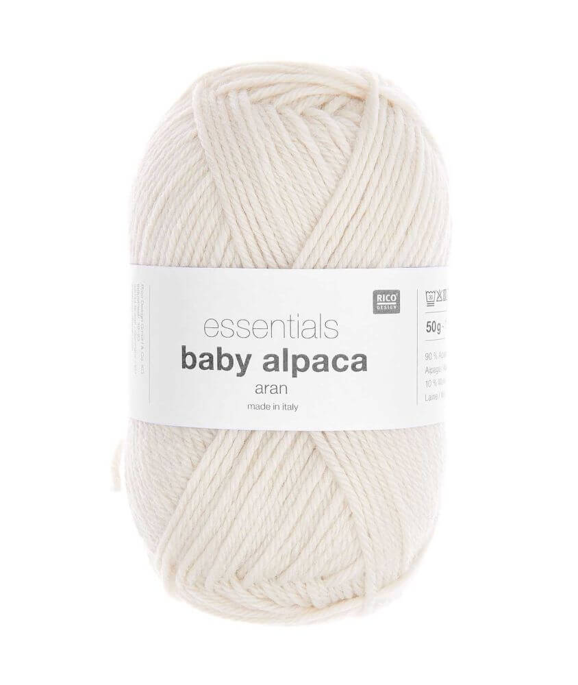 Fil exceptionnel à tricoter Essentials Baby Alpaca & Merino - Rico Design