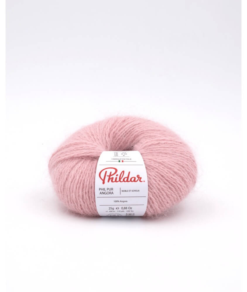 Fil exceptionnel 100% angora à tricoter PUR ANGORA - 25gr - Phildar Fil exceptionnel 100% angora à tricoter PUR ANGORA - 25gr - Phildar