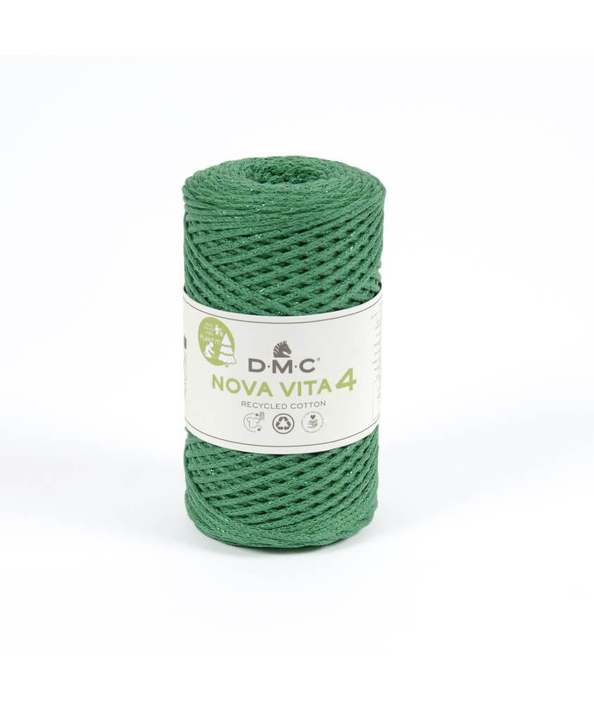 Coton recyclé macramé NOVA VITA 4 METALLISE (250gr) ! - Dmc - certifié Oeko-Tex Coton recyclé macramé NOVA VITA 4 METALLISE (250gr) ! - Dmc - certifié Oeko-Tex