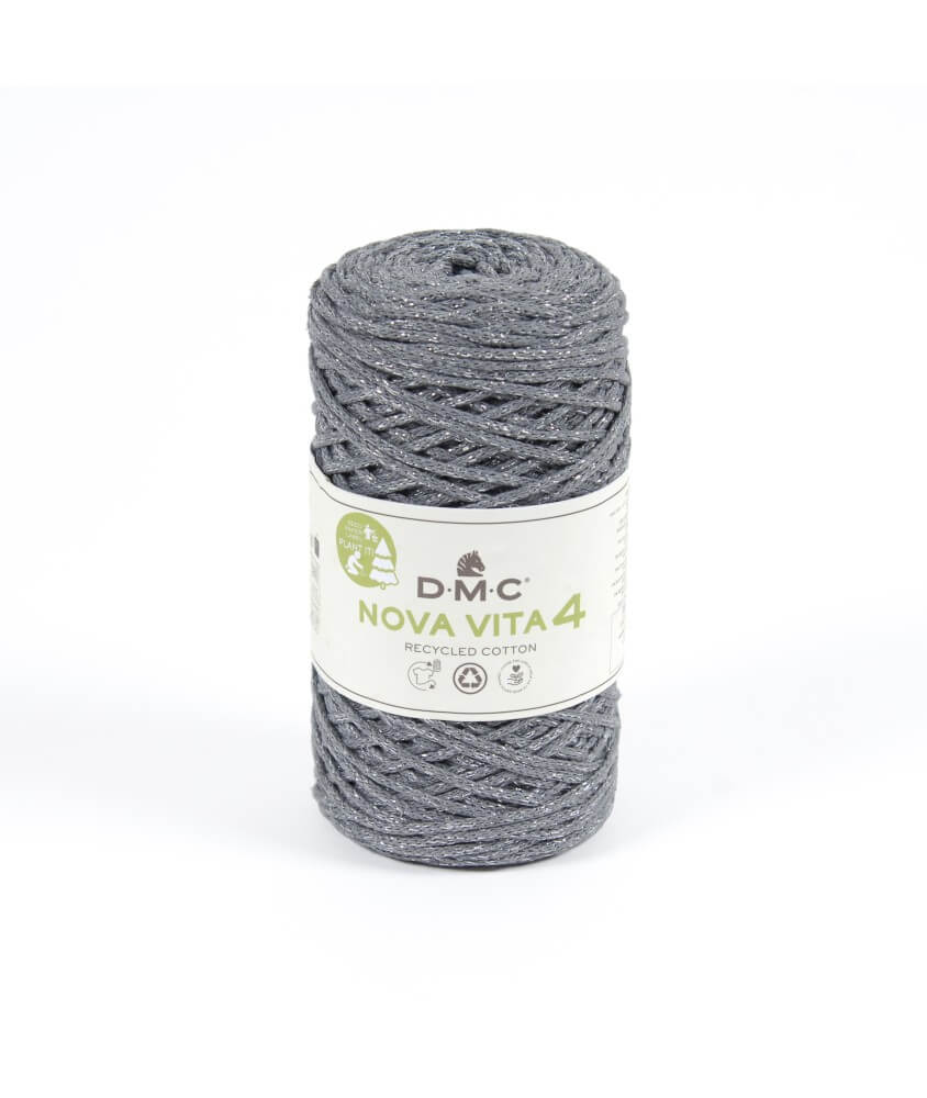 Coton recyclé macramé NOVA VITA 4 METALLISE (250gr) ! - Dmc - certifié Oeko-Tex