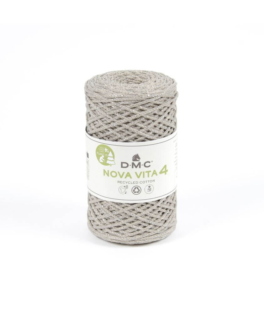 Coton recyclé macramé NOVA VITA 4 METALLISE (250gr) ! - Dmc - certifié Oeko-Tex