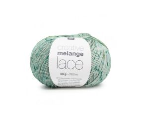 Pelote de COTON à tricoter CREATIVE MELANGE LACE - RICO Design