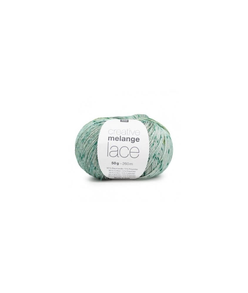 Pelote de COTON à tricoter CREATIVE MELANGE LACE - RICO Design