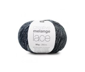 Pelote de COTON à tricoter CREATIVE MELANGE LACE - RICO Design