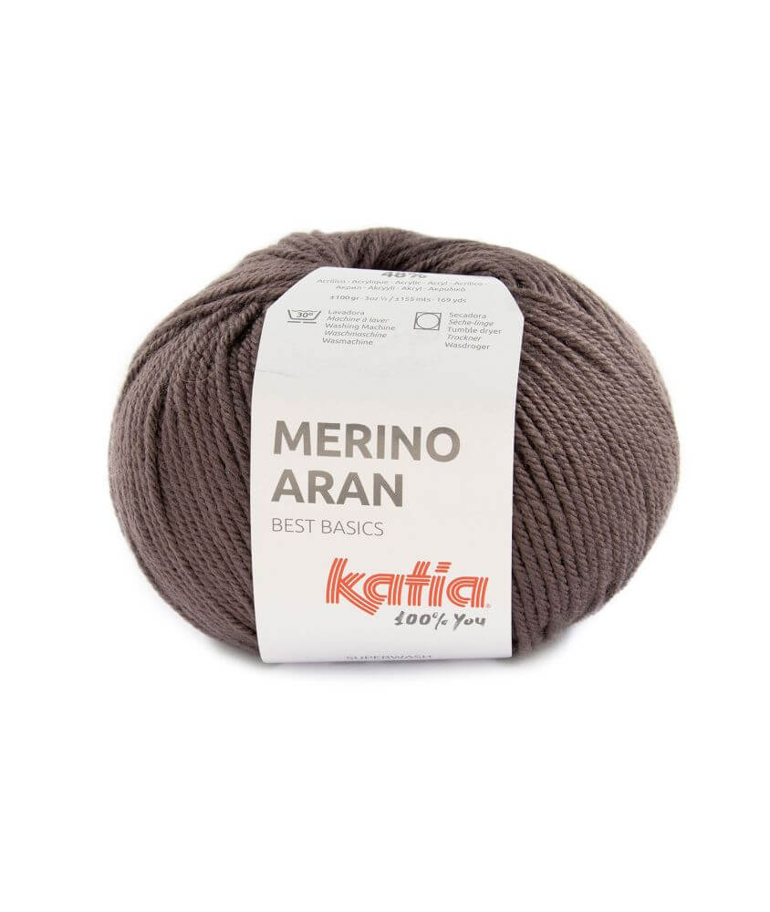 Pelote de laine à tricoter MERINO ARAN - Katia