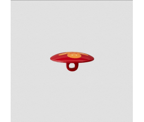 Bouton polyester Bonhomme en pain d'épices, à pied 18mm - Prym
