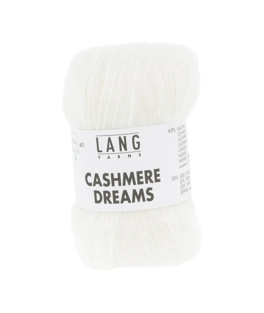 Pelote exceptionnelle Cachemire et Soie CASHMERE DREAMS - 25GR - Lang Yarns