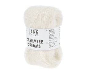 Pelote exceptionnelle Cachemire et Soie CASHMERE DREAMS - 25GR - Lang Yarns