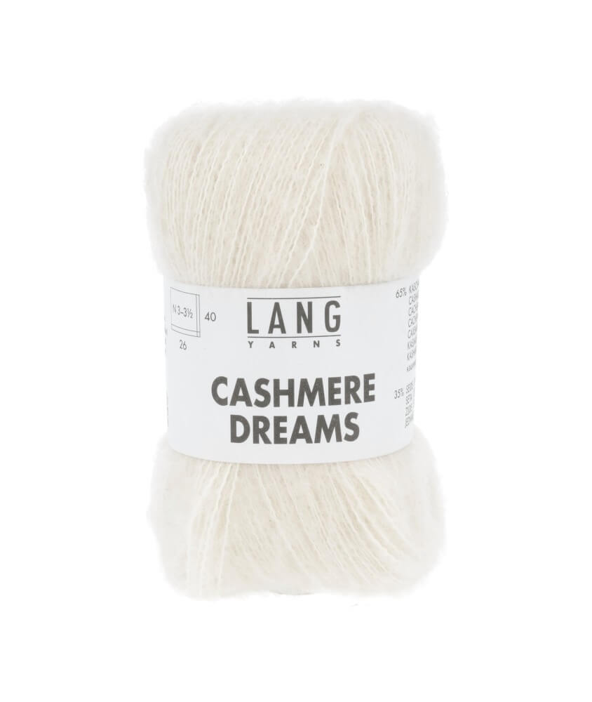 Pelote exceptionnelle Cachemire et Soie CASHMERE DREAMS - 25GR - Lang Yarns