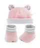 Kit naissance bonnet et chaussons Charlotte - Niveau intermédiaire