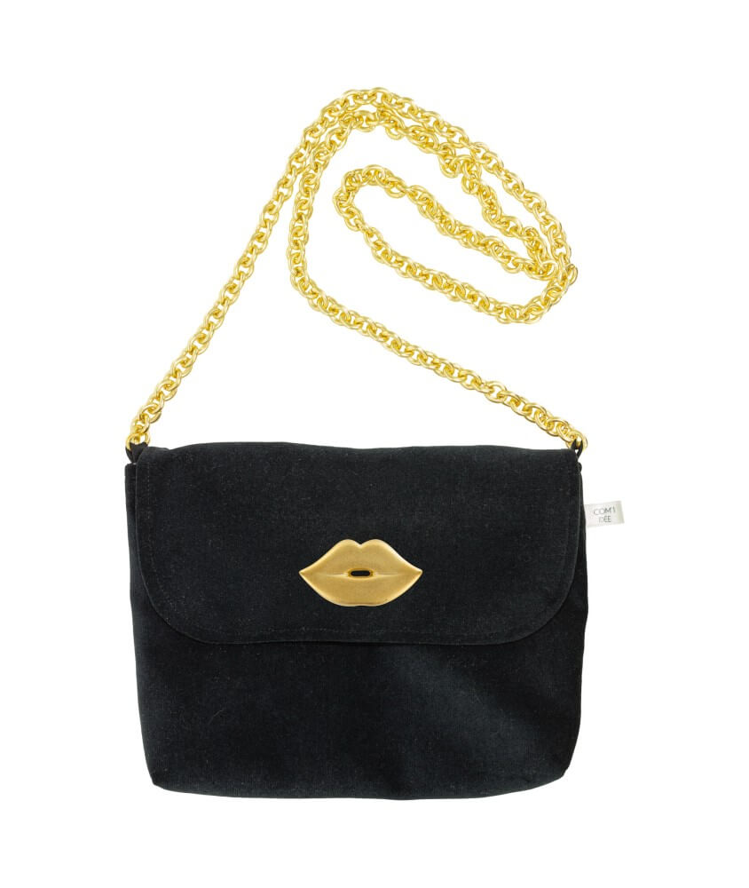 Kit pour sac bandoulière velours noir Amy pour femme - Niveau facile Kit pour sac bandoulière velours noir Amy pour femme - Niveau facile