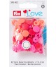 Bouton pression Color Snaps Love 12,4mm X 30 - Prym - certifié Oeko-Tex
