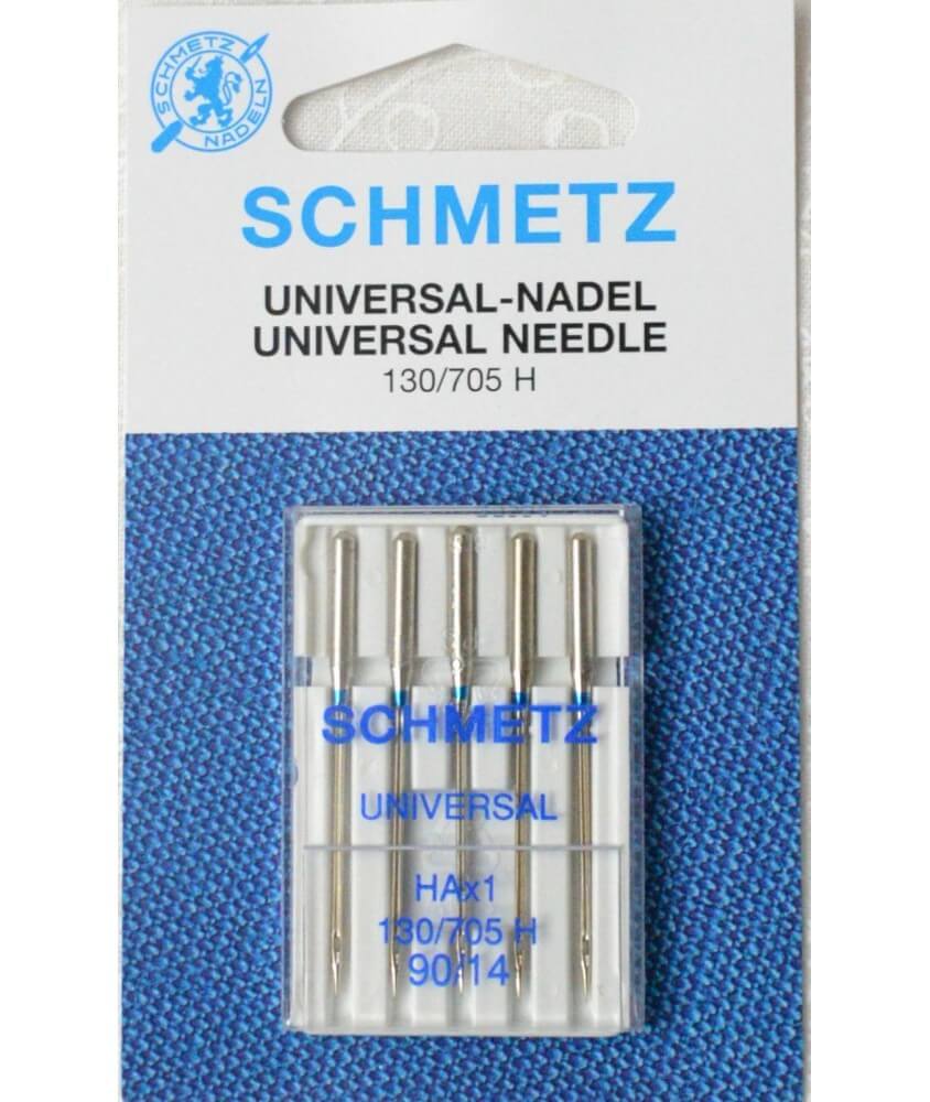 Aiguilles Universelles pour Machine à Coudre 130/705H Dimension 90/14 - 5 pces - SCHMETZ