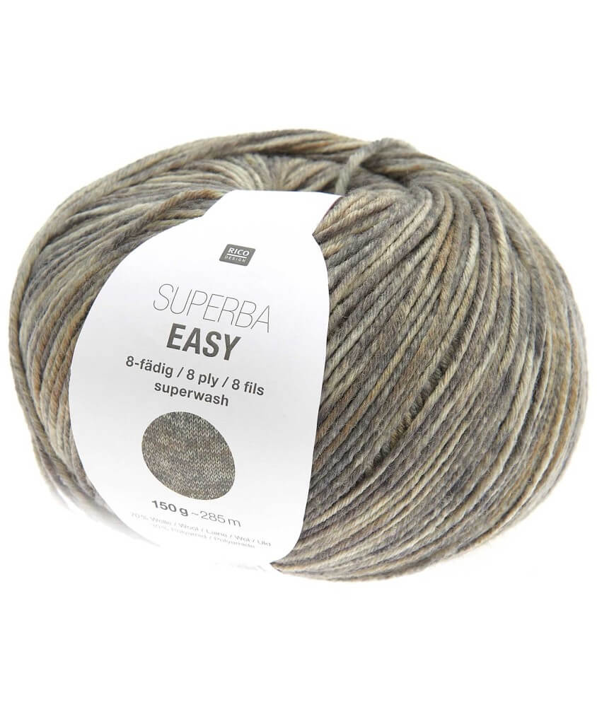 Laine à chaussette Superba Easy 8 fils - 150GR - Rico Design