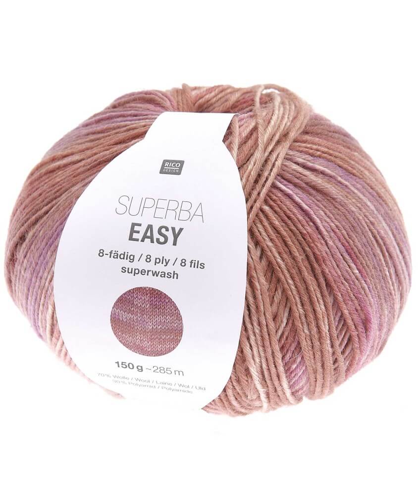 Laine à chaussette Superba Easy 8 fils - 150GR - Rico Design