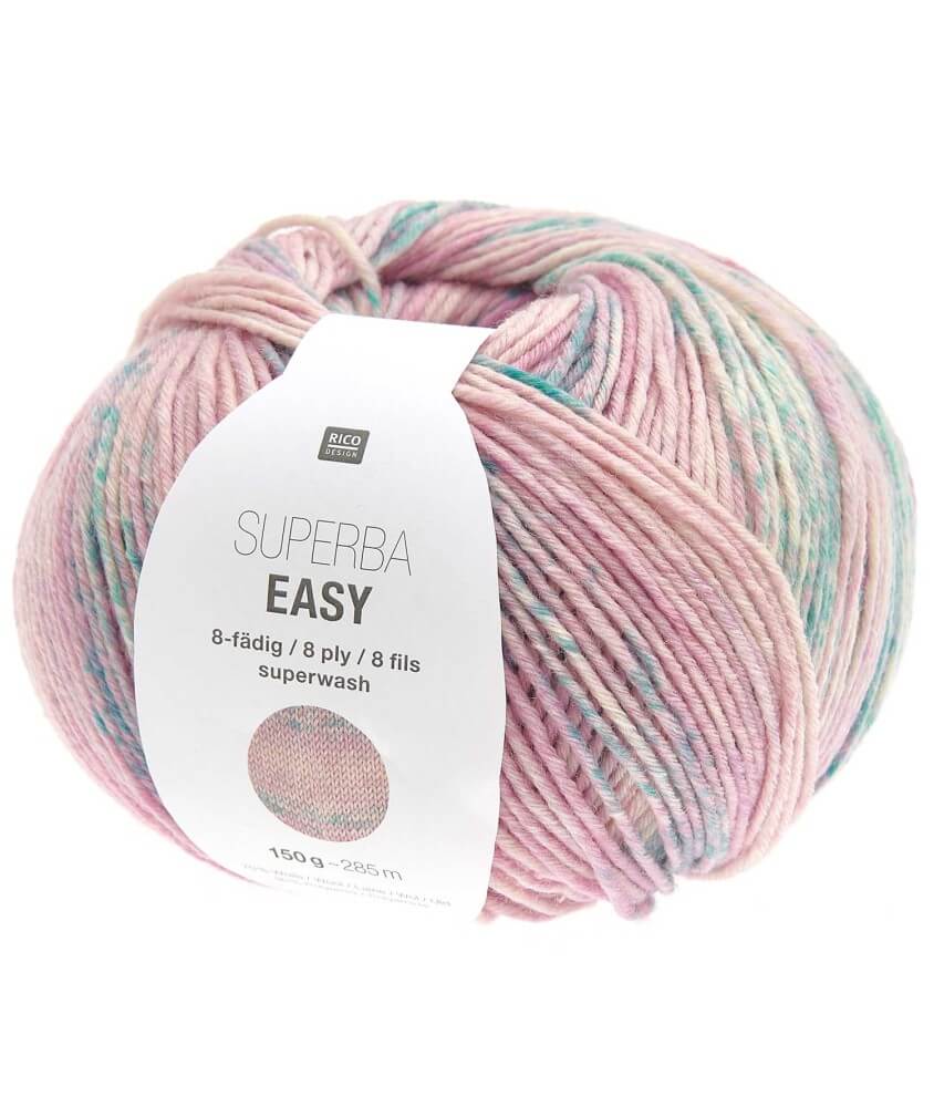 Laine à chaussette Superba Easy 8 fils - 150GR - Rico Design