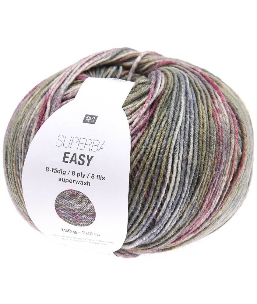 Laine à chaussette Superba Easy 8 fils - 150GR - Rico Design