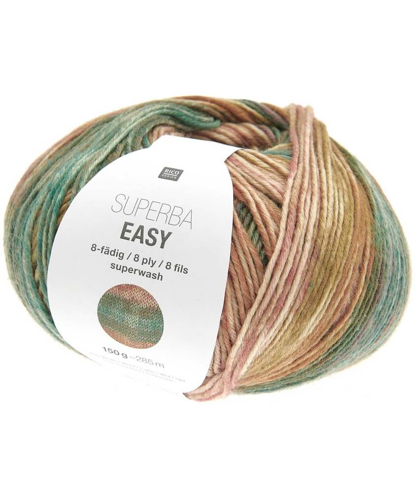 Laine à chaussette Superba Easy 8 fils - 150GR - Rico Design