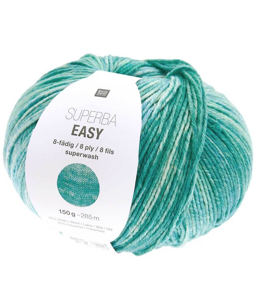 Laine à chaussette Superba Easy 8 fils - 150GR - Rico Design