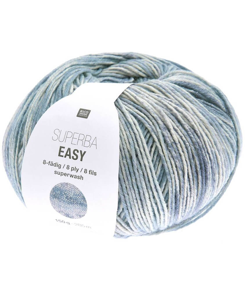 Laine à chaussette Superba Easy 8 fils - 150GR - Rico Design