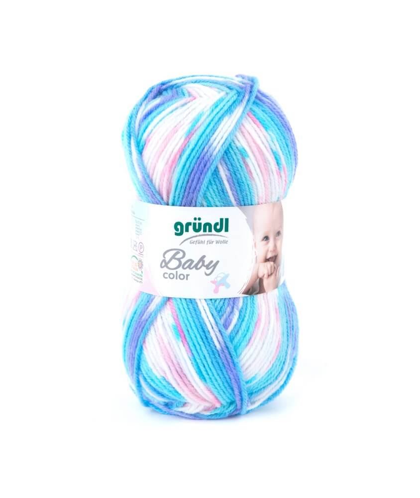 Fil layette à tricoter BABY COLOR - Grundl - certifié Oeko-Tex Fil layette à tricoter BABY COLOR - Grundl - certifié Oeko-Tex