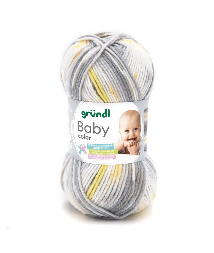 Fil layette à tricoter BABY COLOR - Grundl - certifié Oeko-Tex