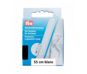 Fermeture à glissière 55cm tricot - Prym 