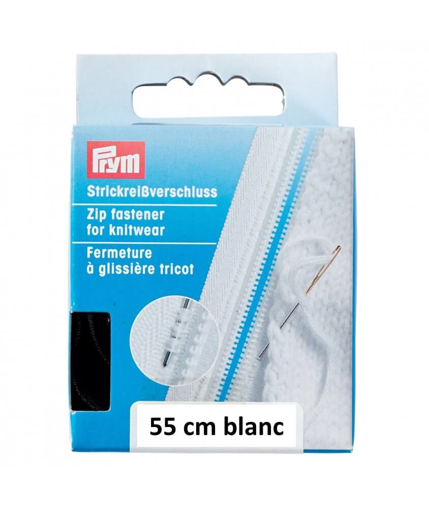 Fermeture à glissière 55cm tricot - Prym 