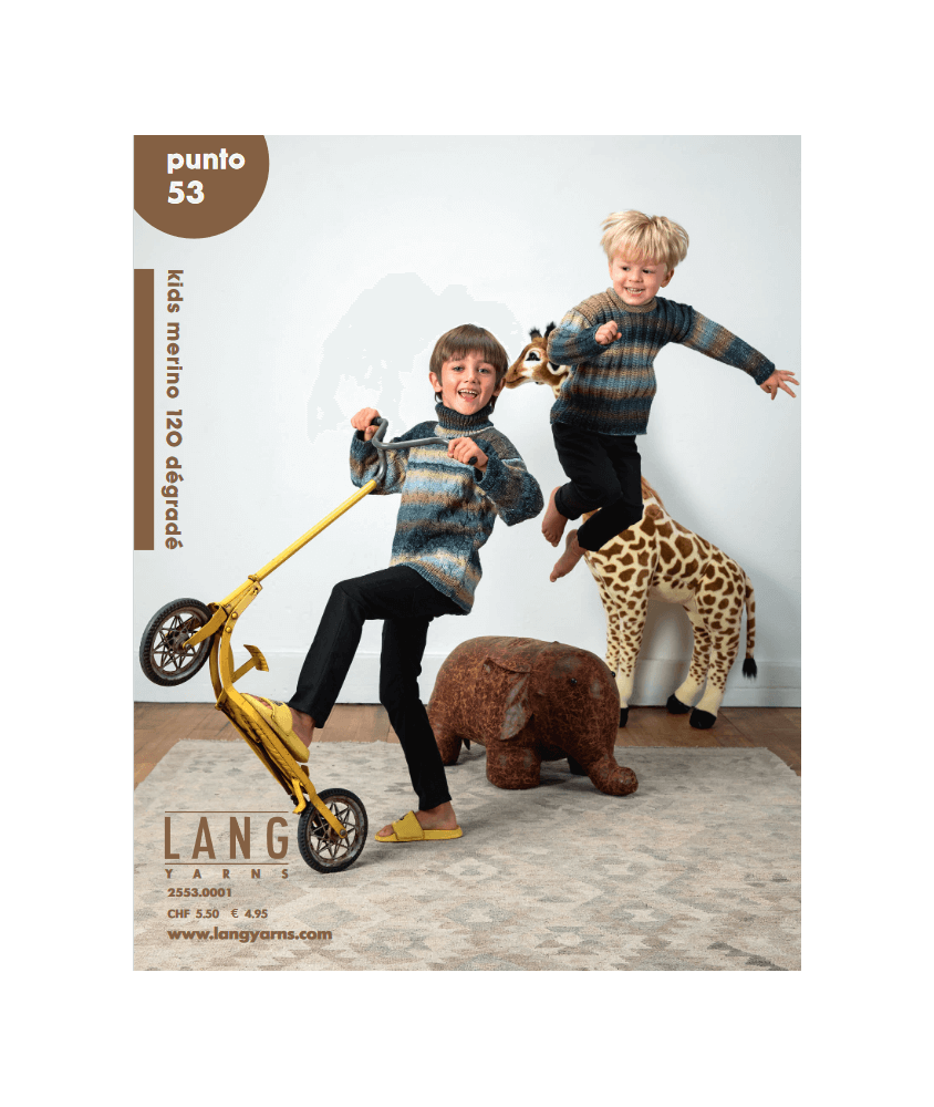 Livre Punto 53 - Spécial Kids Merino 120 Dégradé - Lang Yarns