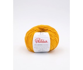 Pelote Phil Cabotine - Fil à tricoter d'été doux et légèrement blanchi - Phildar
