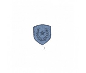 Ecusson Thermocollant Blason Etoile et Laurier 3,5 X 4 cm - Mediac