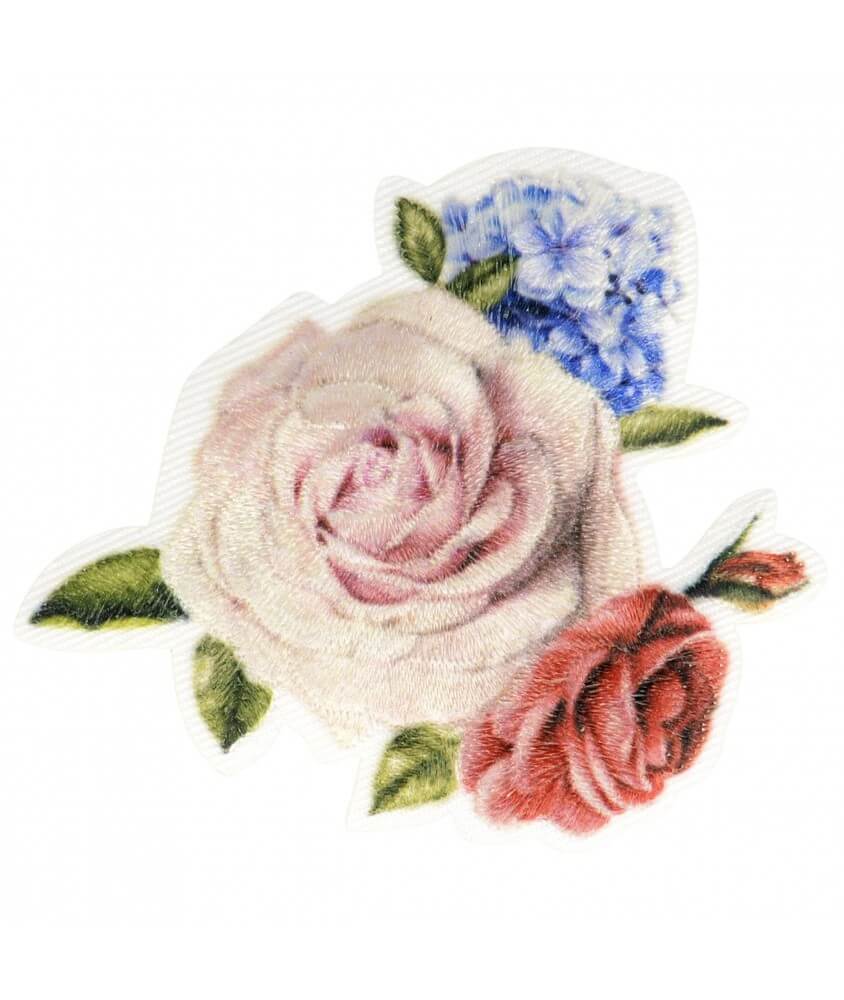 Ecussons Thermocollant Bouquet de Rose 8 X 5 cm - Mediac