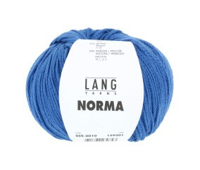 Pelote de coton à tricoter Norma - Lang Yarns