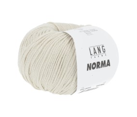 Pelote de coton à tricoter Norma - Lang Yarns