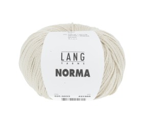 Pelote de coton à tricoter Norma - Lang Yarns