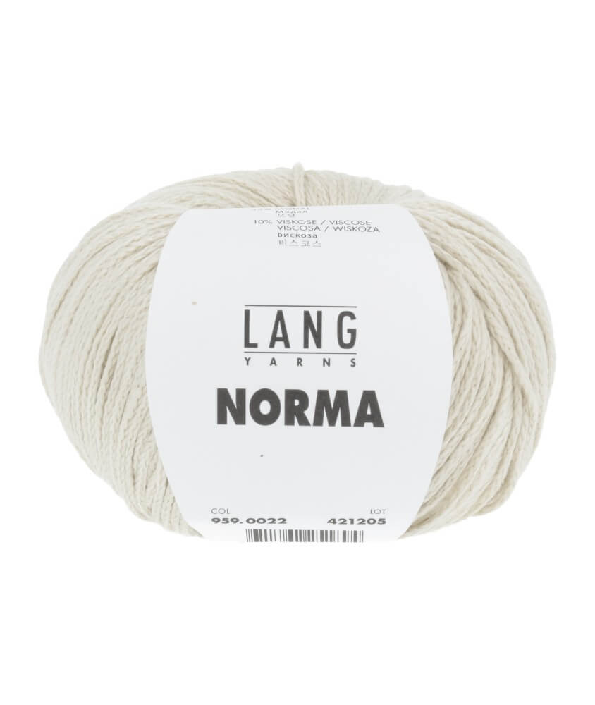 Pelote de coton à tricoter Norma - Lang Yarns