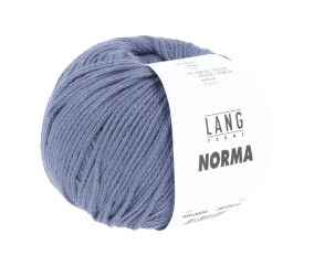 Pelote de coton à tricoter Norma - Lang Yarns