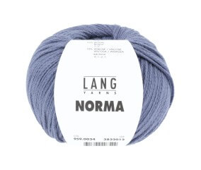 Pelote de coton à tricoter Norma - Lang Yarns