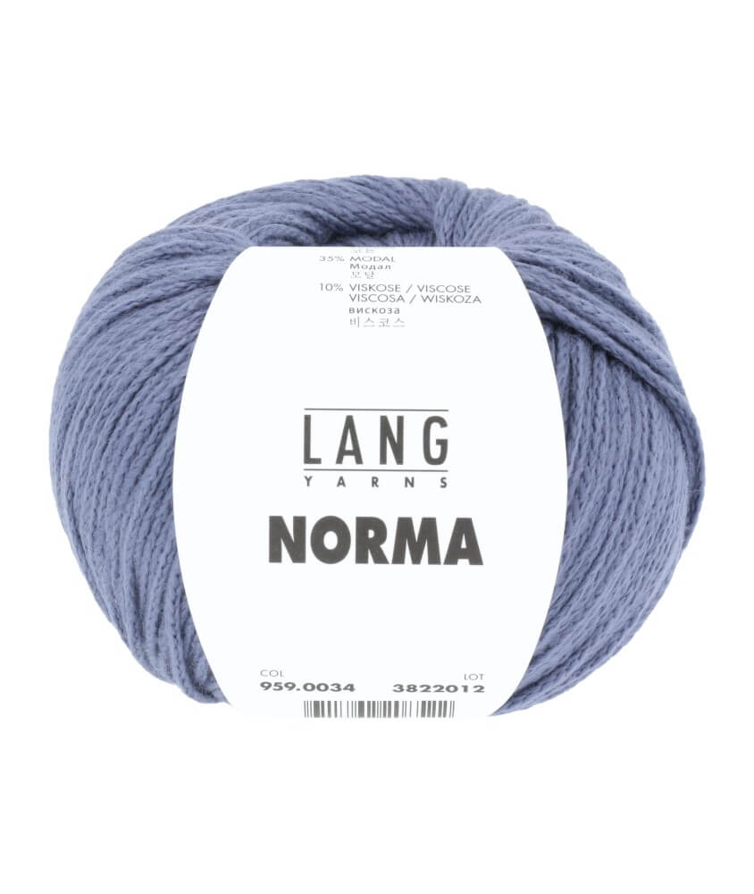 Pelote de coton à tricoter Norma - Lang Yarns