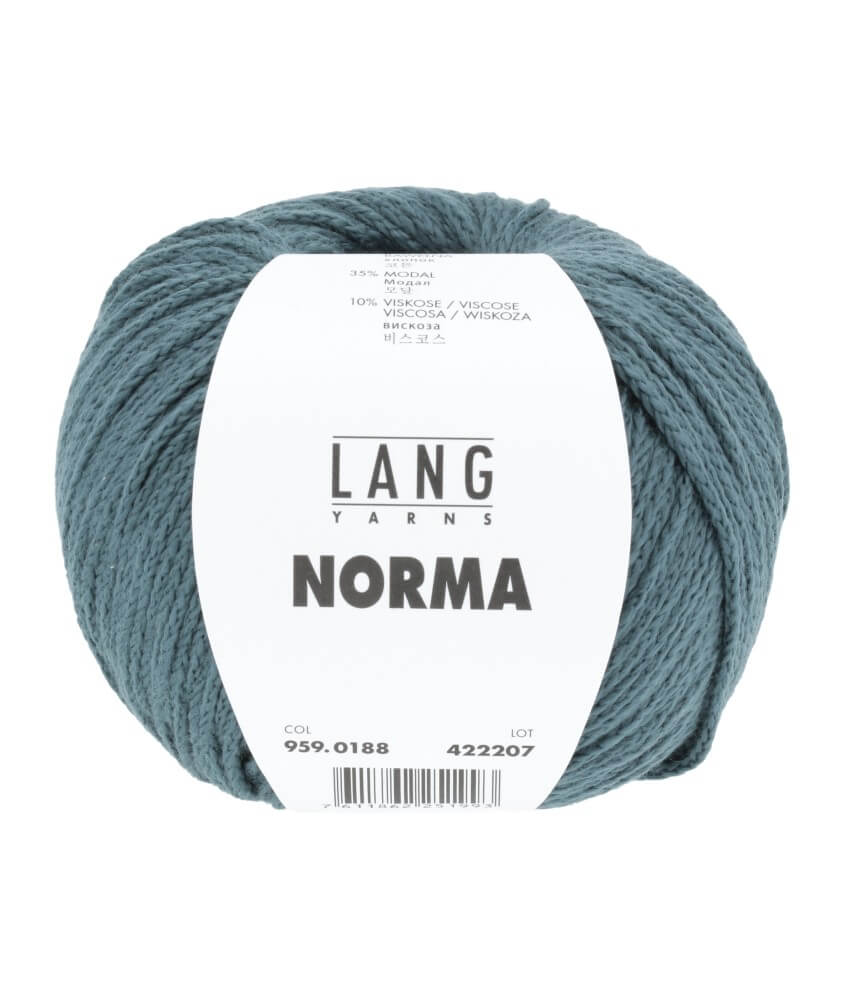 Pelote de coton à tricoter Norma - Lang Yarns