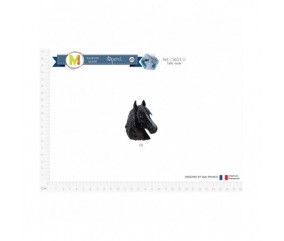  Ecussons Thermocollant Tête de Cheval 6 X 4,5 cm - Mediac